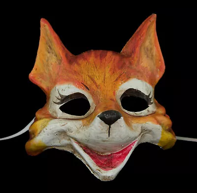 Mask Venice - Fox - Goupil - Paper Mache - Fancy Dress Animal - 1701 • $123.11