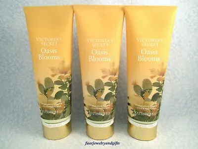 Victoria's Secret OASIS BLOOMS Fragrance Lotion X 3 - 8 Oz - NEW • $39.95