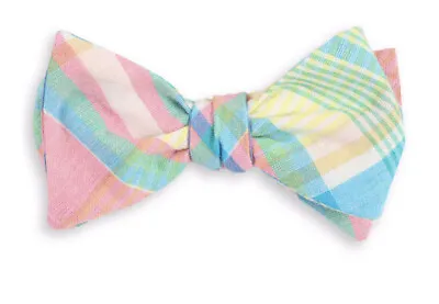 Mint High Cotton Made In North Carolina Plaid Bow Tie Fits 13-18’ • $25