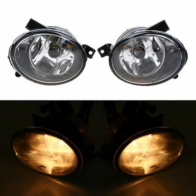 For VW Touareg 2011-2014 Halogen Fog Lights Front Bumper Driving Lamp Pair • $85.94