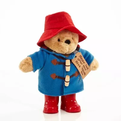 New Paddington Bear Toy Plush Rainbow Designs Classic Teddy Marks Hat & Boots • £24.95