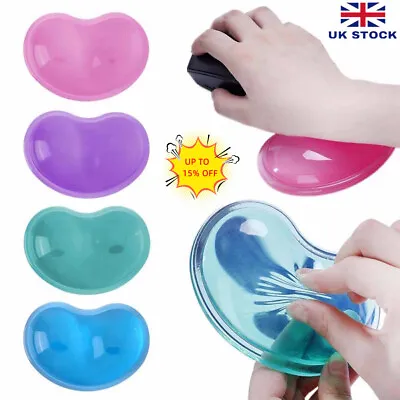 3D Silicone Wrist Rest Gel Mouse Pad Wrist Support For Computer Laptop PC • £6.72