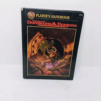 Vintage TSR Dungeons & Dragons 2nd Ed #2159 PLAYER'S HANDBOOK 2nd Printing • $59.90