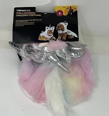 $20.30 • Buy New Vibrant Life Unicorn Halloween Dog Costume Size S Jack Russell Cat  13” ^*+