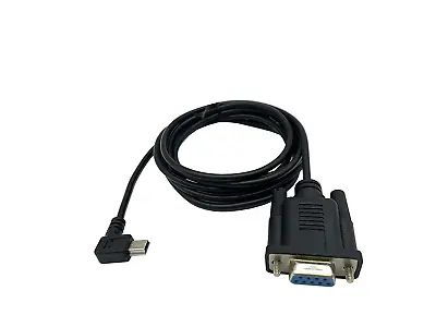 USB To RS232 Serial Adapter Right Turn USB Mini 5 Pin Male To DB9 Pin Female Se • $15.11