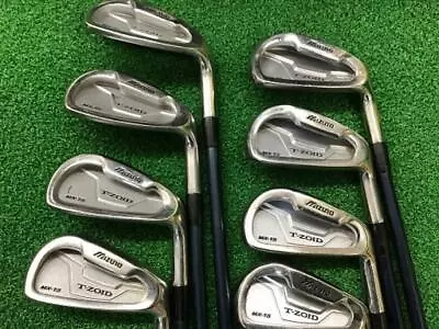 Mizuno T-zoid Mx-15 Nick Faldo 8pc 3-pw S-flex Irons Set Golf Clubs • $699.99