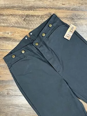 Scully Canvas Pants Men's 34x36 NWT Unaltered Cotton Western Rangewear Black • $49.77