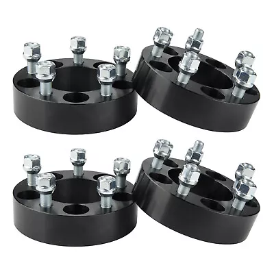 4pc 1.5 Inch 5x4.5 To 5x4.5 Wheel Spacers 1/2 X20 82.5MM For Ford Mustang Ranger • $65.89