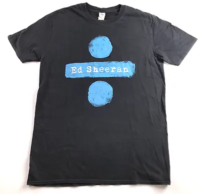 Ed Sheeran Divide Tour - T-Shirt Size Large - Very Good Condition - Black Tee • $19.76