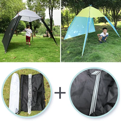 £14.99 • Buy Beach Pop Up Canopy Tent Portable Beach Shade Sun Shelter Anti UV Camping Tent