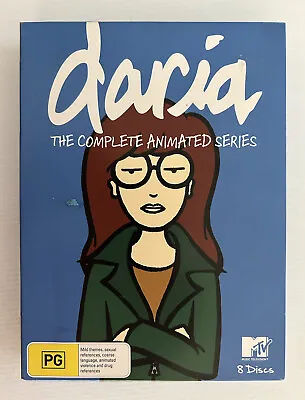 Daria - The Complete Animated Series 8xDVD Box Set R0 VGC MTV ‘90s FREE AUS POST • $16.06