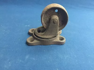 Vintage Cast Iron Swivel Furniture Caster • $10.99