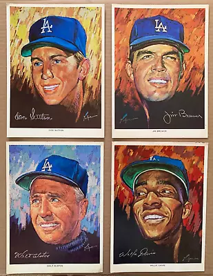 1969 Dodgers Volpe Portraits: Don Sutton Jim Brewer Don Drysdale Willie Davis • $3.99