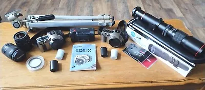 Camera And Lens Lot- Canon-Quantaray-Vivitar-Minolta • $100