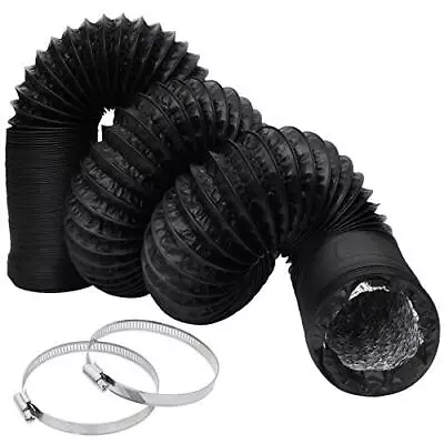 3Inch Flexible Ducting Hose 16.5 Feet Black Aluminum Ducting  Assorted Colors  • $18.57