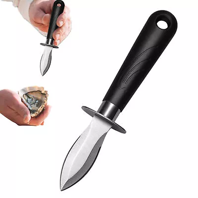 Stainless Steel Oyster Knife Opener Shellfish Clam Scallop Shucking Tool Cut • $19.01