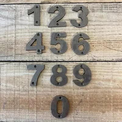 Handmade Cast Iron Numbers - Perfect To Make Your Own Sign House Number • £7.75