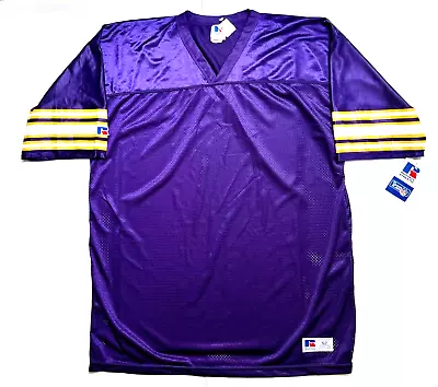 Rare New Vintage Russell Athletic Minnesota Vikings NFL Men's Sz 52 Blank Jersey • $59.99