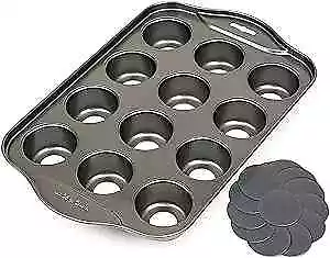  12 Cups Mini Cheesecake Pan Springform Panbundt Cake Pan，Baking Dishes  • $26.92