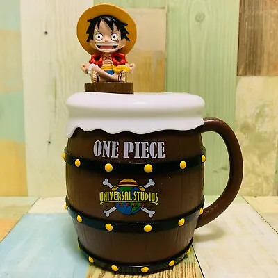 $49.99 • Buy Universal Studios Japan One Piece Luffy Mug & Bottle Cap Figure 
