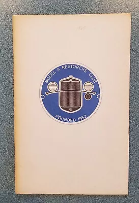 Nice 1960 Model A Restorers Club Roster Of Members 45 Page Booklet 8.5” X 5.5” • $19.99