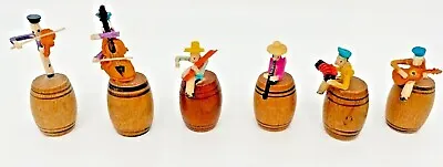 Vtg Ragtime Jazz Beer Barrel Band Celluloid Mini Figures Wood Instruments Japan • $19.99