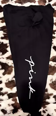 PINK Victoria's Secret Black Logo  XX-LARGE Jogger Sweatpants VS • $30