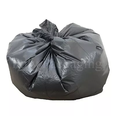 £4.15 • Buy BLACK & CLEAR BIN BAGS(18x29x39 )457x737x991mm ANY QTY Refuse Sacks HEAVY DUTY