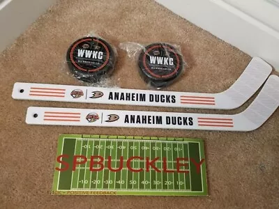 Nhl Anaheim Ducks Wild Wingers Kids Club Mini Hockey Sticks And Foam Pucks New • $19.99