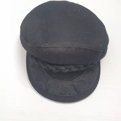 Authentic Black Felt Greek Fisherman Cap • $29