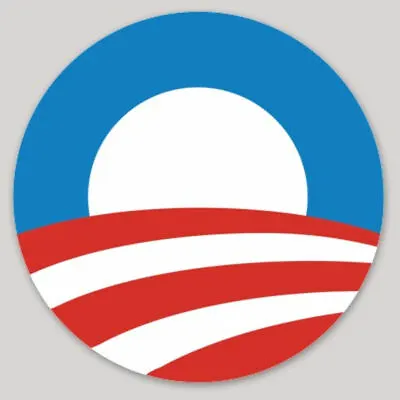 Barack Obama Round Logo Vinyl Sticker President Joe Biden • $4.99