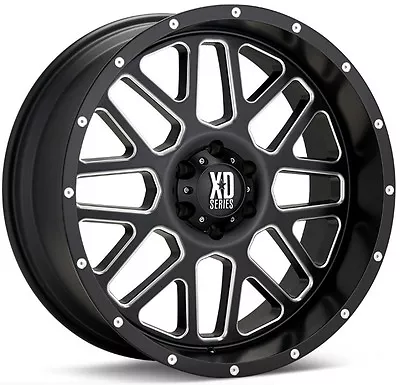 20 Inch Black Wheels Rims Chevy Silverado 2500 3500 GMC HD Truck XD820 8 Lug NEW • $1224