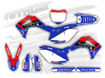 Graphics Kit Fits Honda CRF 450 R CRF 450R 2013 2014 2015 2016 Decals Stickers • $252.89