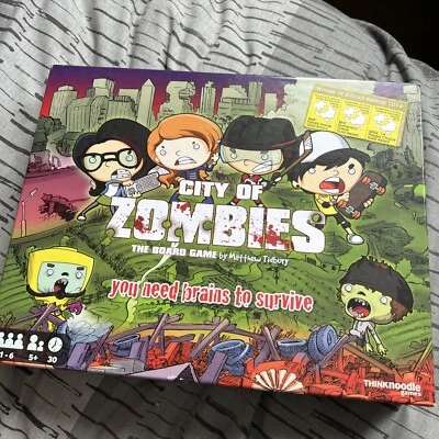£9.99 • Buy City Of Zombies Board Game - Thinknoodle Games - 100% Complete