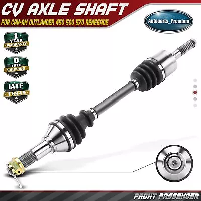 Front Right CV Axle Assembly For Can-Am Outlander 450 500 570 Renegade 500 4X4 • $59.99