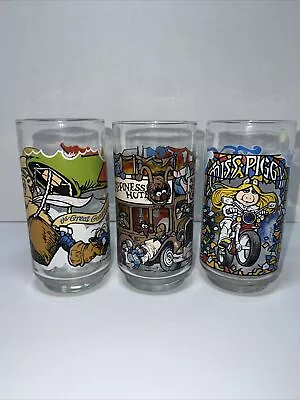 Vintage 1981 McDonald's The Great Muppet Caper Collector Glasses (Set Of 3) • $15