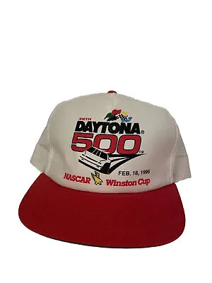 NWT Vintage 1996 Daytona 500 Winston Cup Snapback Hat Nascar Trucker • $24.99