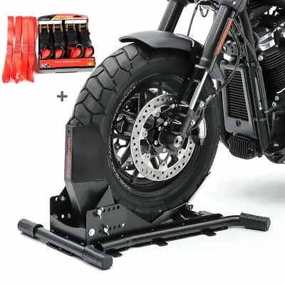 Set Wheel Chock + Ratchet Straps Set For Kawasaki ZZR 1400 / 1200 SW1 • £147.87