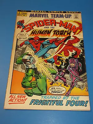 Marvel Team Up #2 Bronze Age Spider-man Human Torch Fine- • $6.50