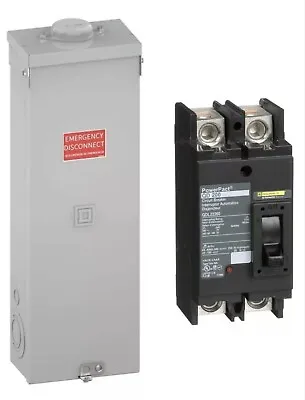 Square D Q2150MRBE QO 150 Amp 2 Pole Circuit Breaker With QDL22150 Power Pact • $219.99