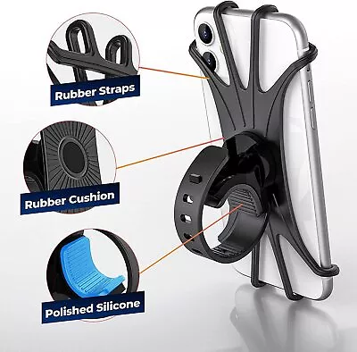 Motorcycle Bicycle MTB Bike Handlebar Mount Holder Universal For Cell Phone GPS • $9.99