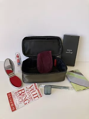 £13.50 • Buy Virgin Atlantic Airlines  Amenity Kit - Bronze Zippered Clamshell By Space.NK