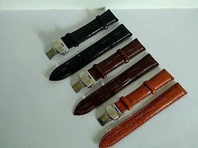 For U-BOAT/SPINNAKER Watch Genuine Leather Strap Band Clasp 18/19/20/21/22/24mm • £19.90