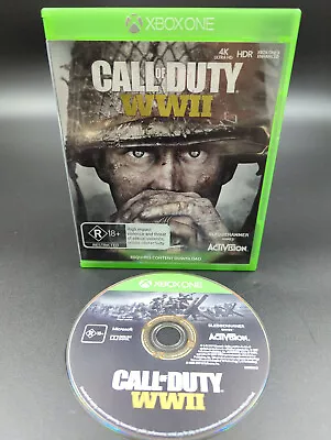 Call Of Duty WWII (XBOX ONE) FAST FREE POST • $24.95