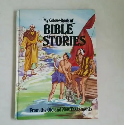 My Colour Book Of Bible Stories Warwick Press 1977 Hardback Book   O2 • £8.40