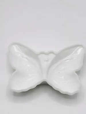 1970’s Vintage Avon White Milk Glass Butterfly Trinket/ Soap Dish. • $15