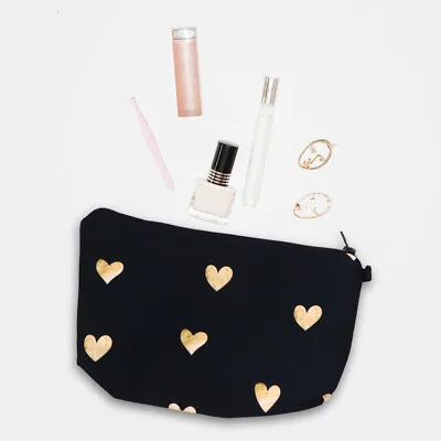 Small Beauty Bags Travel Makeup Bag Women Cosmetic Pouch Brushes M • £4.88