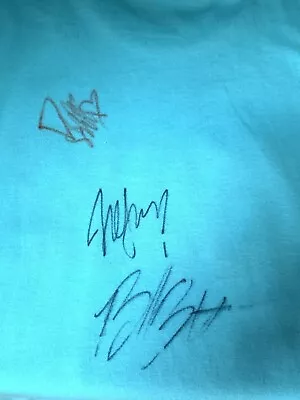 Mayday Parade Signed Concrt T Shirt Sz S Derek Sanders Brooks Betts Jeremy Lenzo • £28.91