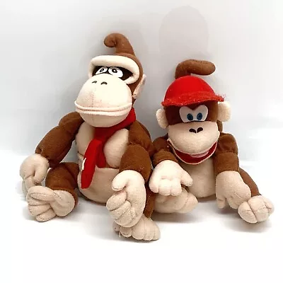 Nintendo 64 Diddy Jr & Donkey Kong BD&A N64 Plush Lot 1997 Pre-Owned *READ • $19.99