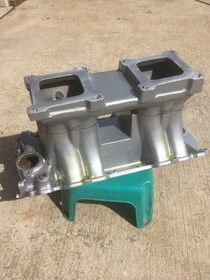 $679.99 • Buy Weiand BBC Chevy Tunnel Ram Intake Manifold OVAL PORT Vintage Hot Rod Gasser